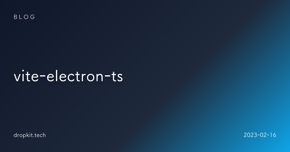 vite-electron-ts